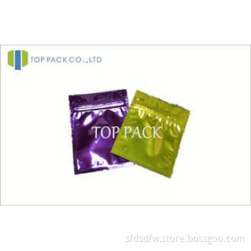 Aluminum Foil Printed Laminated Pouches , Zipper Printed St